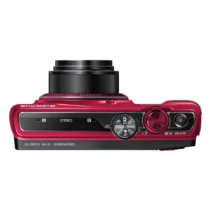 Olympus Digitalkamera SH-21 Red