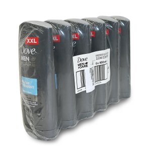 Dove Men+Care Clean Comfort Pflegedusche 400 ml (6er Pack)