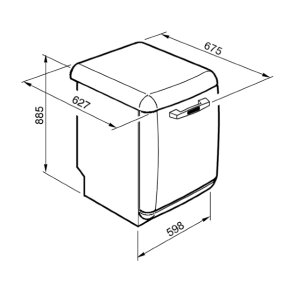 Smeg BLV2NE-1 Geschirrspülmaschine