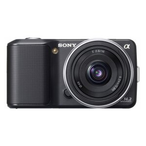 Sony NEX-3AB Systemkamera (14 Megapixel, Live View, HD Videoaufnahme) Kit schwa