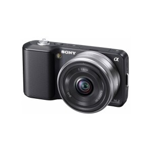 Sony NEX-3AB Systemkamera (14 Megapixel, Live View, HD Videoaufnahme) Kit schwa