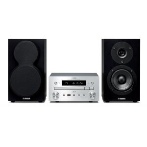 Yamaha MCR-750 Mikro-Komponentensystem (DVD, 3D-Blu-ray, HDMI, DLNA, Air Surrou