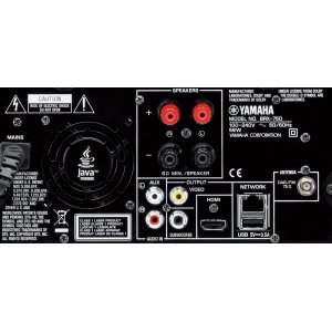 Yamaha MCR-750 Mikro-Komponentensystem (DVD, 3D-Blu-ray, HDMI, DLNA, Air Surrou