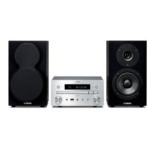 Yamaha MCR-750 Mikro-Komponentensystem (DVD, 3D-Blu-ray, HDMI, DLNA, Air Surrou