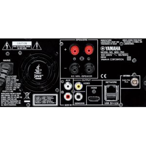 Yamaha MCR-750 Mikro-Komponentensystem (DVD, 3D-Blu-ray, HDMI, DLNA, Air Surrou