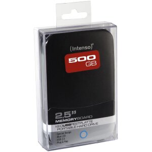 Intenso Memory Board 500GB externe 2.0 USB Festplatte