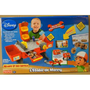 Mattel - T4824 - Handy Manny Werkbank + Werkzeugen