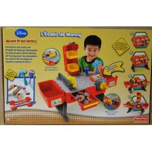 Mattel - T4824 - Handy Manny Werkbank + Werkzeugen