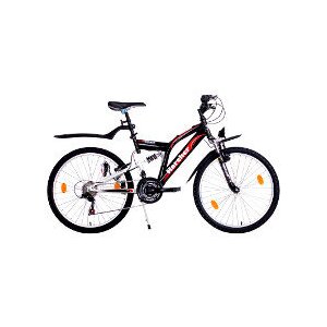 Karcher, 24 Zoll, 21-Gang-SHIMANO-»TZ50«-Kettenschaltung, schwarz-rot-weiß Juge
