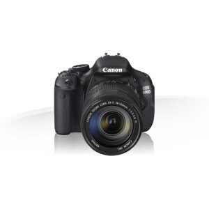 CANON EOS 600D Digitalkamera mit Objektiv EF-S18-55 IS (schwarz)