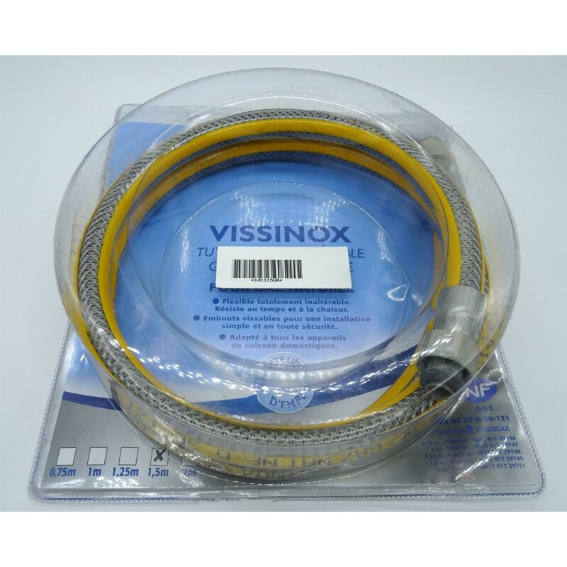 Wpro TNV156 Vissinox Gaz Naturel 1,5 m