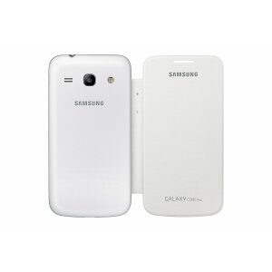 Samsung Flip Cover für Samsung Galaxy Core Plus weiß