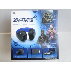 Sony PlayStation Gold Wireless Stereo Headset for PS3 PS4 PSVita Head
