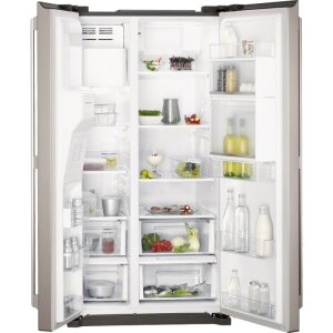 AEG S66090XNS1 Side-by-Side Kühlschrank (Titan) EEK:  A+