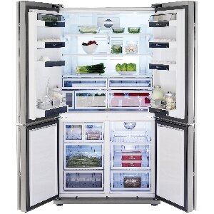 Blomberg KQD 1251 X Side by Side Kühlschrank silber  EEK: