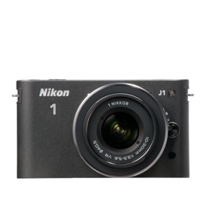 Nikon 1 J1 Systemkamera (10 Megapixel, 7,5 cm (3 Zoll) Display) schwarz inkl 1