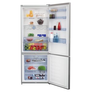 Beko RCNE520E40ZX Kühl-Gefrier-Kombination Edelstahl EEK:
