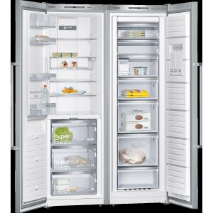 Siemens KA99NAI35 Side-by-Side Kühlschrank silber EEK:  A+