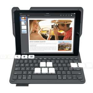 Logitech Type+ Tastatur Case Blau