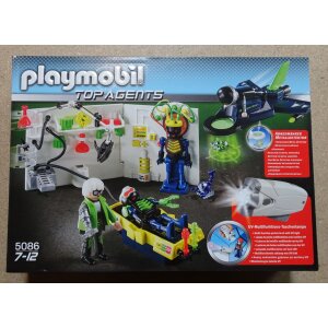 Playmobil 5086 Agentenlabor mit Flieger - Spielzeug
