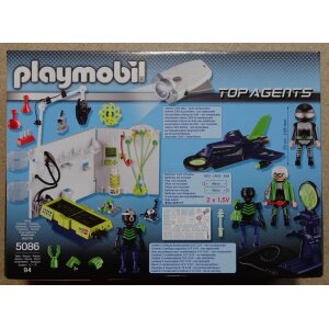 Playmobil 5086 Agentenlabor mit Flieger - Spielzeug