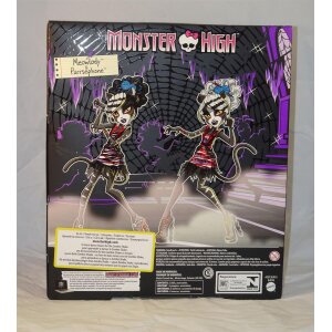 Mattel Monster High BJR16 Zombie Shake Meowlody und Purrsephone Puppen Doppelpa