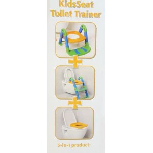 Rotho KidsKit Toilettentrainer 3 In 1 Schwarz weiß