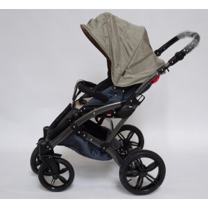 Knorr-Baby 3100-05 Kombikinderwagen Voletto Sport, schwarz-sand