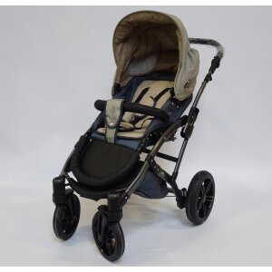 Knorr-Baby 3100-05 Kombikinderwagen Voletto Sport, schwarz-sand