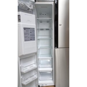 LG GS9366NEDZ Side by Side Kühl-Gefrier-Kombination silber grau Energi