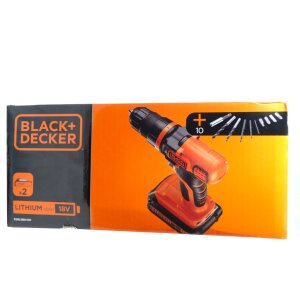 Black & Decker EGBL18BA10SQ-QW Akku-Bohrschrauber Bohrmaschine 18V Lithium-Ione