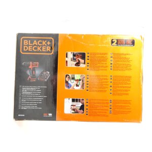 Black&Decker BDCDD121Q-QW Akku-Bohrschrauber Bohrmaschine 10.8V Lithium-Ionen