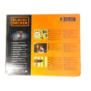 Black & Decker BDCDC18BQ-QW Akku-Bohrschrauber Bohrmaschine 18V Lithium-Ionen