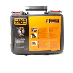 Black & Decker EGBL148KBQ-QW Akku-Bohrschrauber Bohrmaschine 14.4V Lithium-Ione