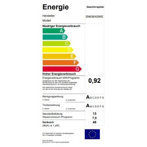 Siemens SN636X00KE iQ300 Geschirrspüler A++