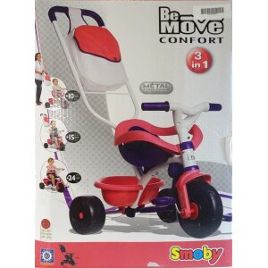 Smoby 2-in-1 Dreirad Be Move Komfort, rosa