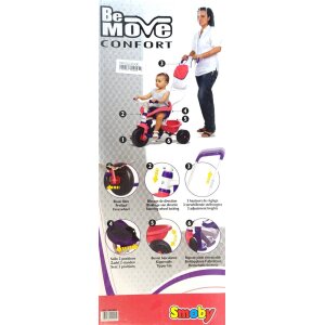 Smoby 2-in-1 Dreirad Be Move Komfort, rosa
