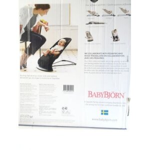 BABYBJÖRN Babywippe Balance Soft Schwarz Dun­kel­grau, Baumwolle