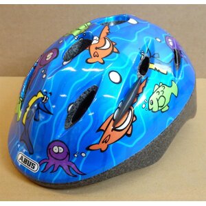 ABUS Kinderhelm Smooty Ocean blau Gr.M 50-55cm