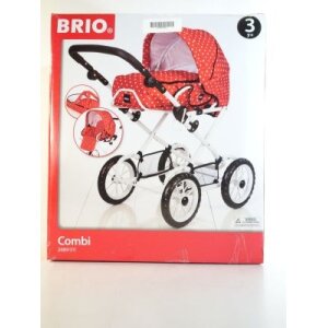 Brio Combi 3-in-1 Kinder-Puppenwagen - rot