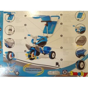 Smoby Dreirad Baby Balade blau