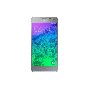 Samsung Galaxy Alpha Smartphone Silber (Gerät mit Branding, kein Simlo
