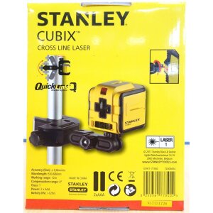 Stanley Cubix STHT1-77340 Linienlaser, selbstnivellierend, Kreuzlinienlaser