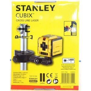 Stanley Cubix STHT1-77340 Linienlaser, selbstnivellierend, Kreuzlinienlaser
