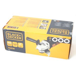 Black & Decker KG711 750W 115mm Einhand-Winkelschleifer