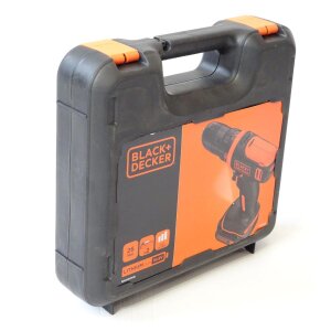 Black & Decker BDCDD12K1BQ-QW Ultra-Kompakt Akku-Bohrschrauber Bohrmaschine 10,