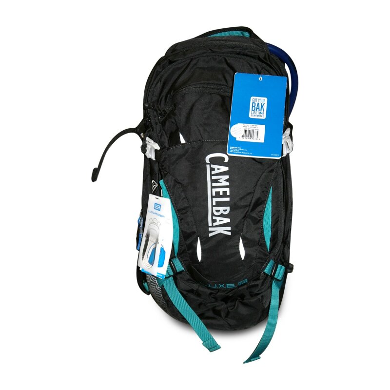 Camelbak Luxe LR 14L Hydration Pack with 3L Bladder - Black/Jade Ruck