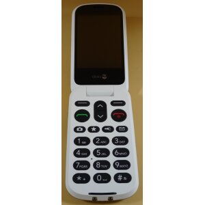 Doro 6050 GSM braun-weiss - 2,8 Zoll Handy - Klapphandy
