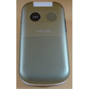 Doro 6050 GSM braun-weiss - 2,8 Zoll Handy - Klapphandy