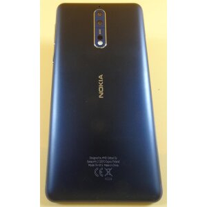 Nokia 8 LTE - mattblau - Single SIM - 64GB - 4GB - 5,3 Zoll Smatphone